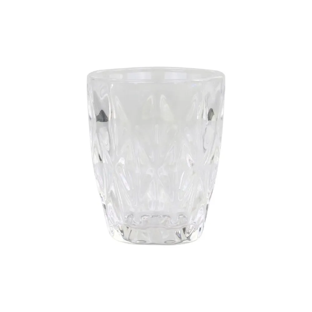 Chic Antique Trinkglas mit Diamantmuster