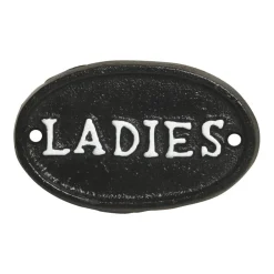 Chic Antique Türschild aus Eisen