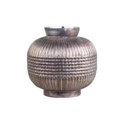 Chic Antique Vase aus Glas mit Muster