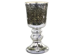 Chic Antique Vase Bauernsilber auf Fuß