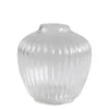 Chic Antique Vase mit Rillen