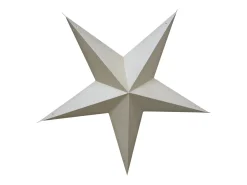 Chic Antique Vintage Papierstern 5 Zacken