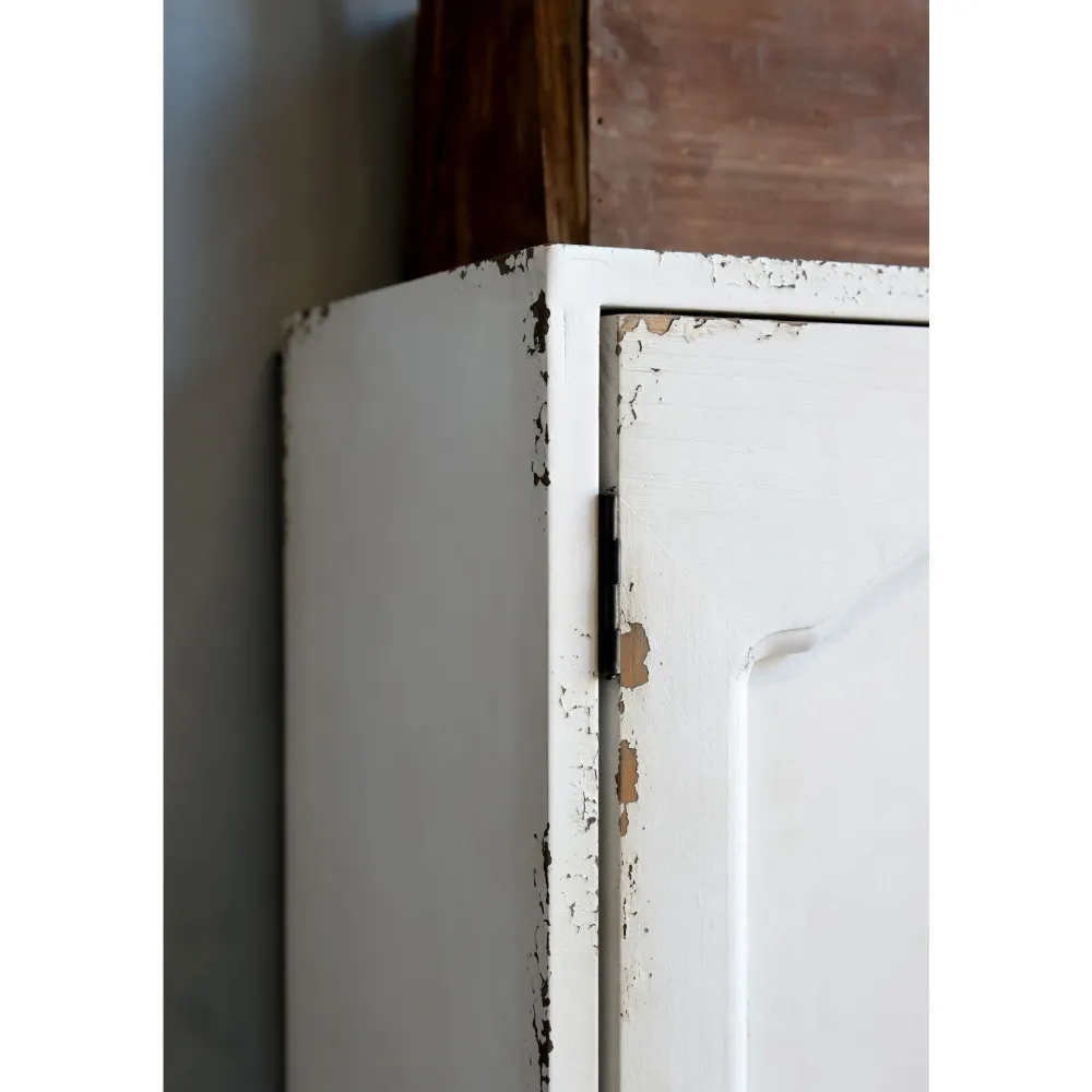 Chic Antique Vintage Schrank für Wand mit 1 Tür