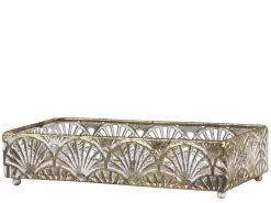 Chic Antique Vire Serviettenhalter mit Muster