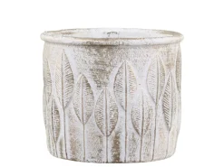 Chic Antique Vittel Blumentopf mit Goldmuster