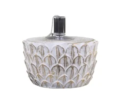 Chic Antique Vittel Öllampe mit Gold Muster