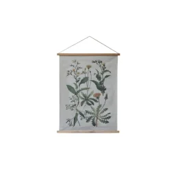 Chic Antique Wandbild aus Stoff mit Motivdruck