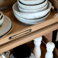 Chic Antique Wand-Regal mit 4 Ablagen