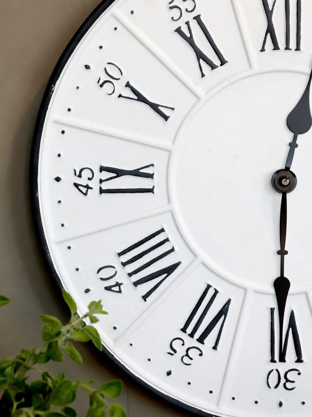 Chic Antique Wanduhr Vintage Look
