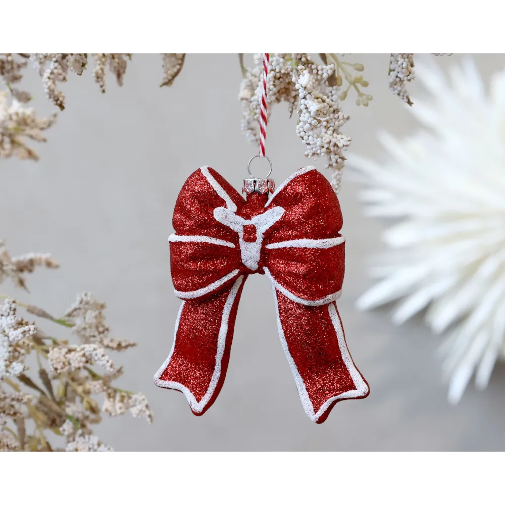 Chic Antique Weihnachtlicher Schleifen Aufhänger