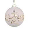 Chic Antique Weihnachtskugel mit Goldmuster Fleur