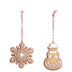 Chic Antique Weihnachtsplätzchen Aufhänger 2er-Set