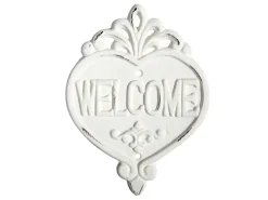 Chic Antique Welcome Schild aus Eisen