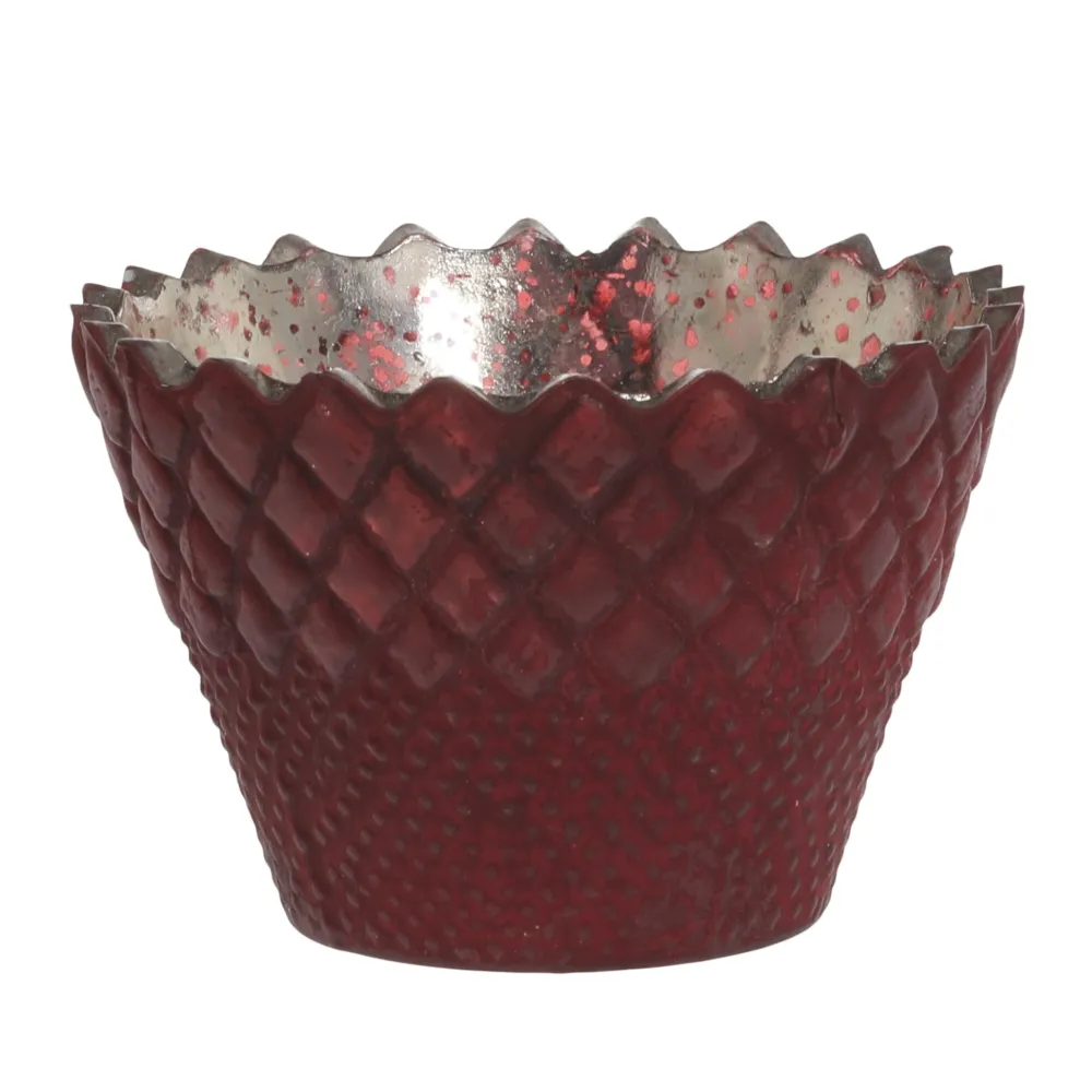 Chic Antique Windlicht Antique Cherry in Kelchform