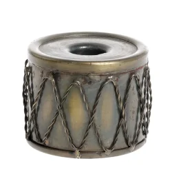 Chic Antique Winterlicher Kerzenständer aus Eisen