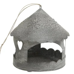 Chic Antique Winterliches Lichthaus zum Aufhängen Rund