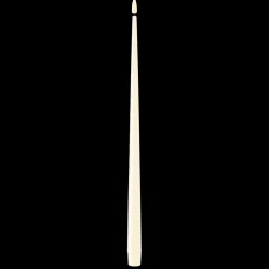 Deluxe Homeart LED Stabkerze mit Lack Real Flame 2er Set