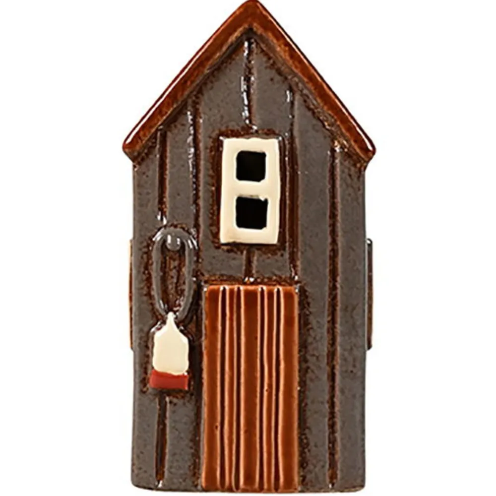 Det Gamle Apotek Lichthaus Keramikhaus Strandhütte grau