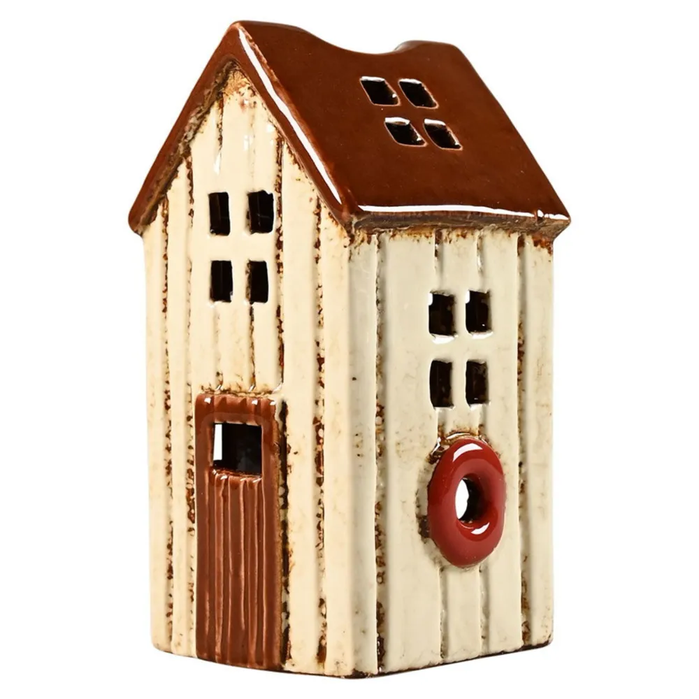 Det Gamle Apotek Lichthaus Keramikhaus Strandhütte beige