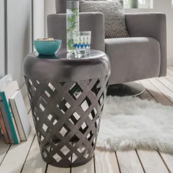 Faktorei Beistelltisch Kryle aus Aluminium