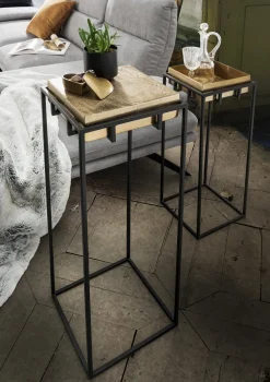 Faktorei Beistelltisch Liz aus Aluminium