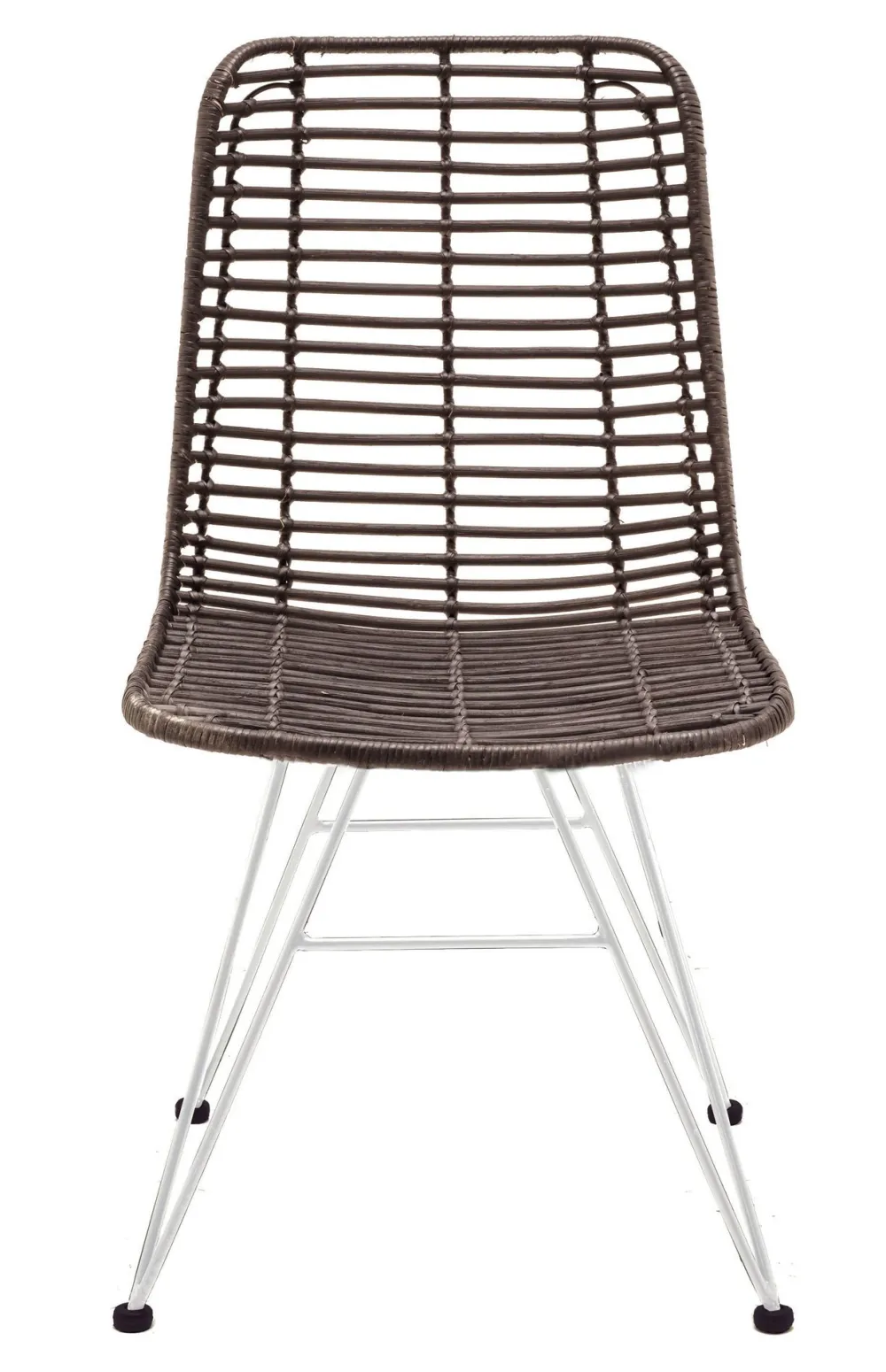 Faktorei Rattan-Stuhl mit Metall Gestell