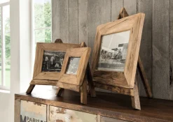 Faktorei Teakholz-Bilderrahmen mit Ständer