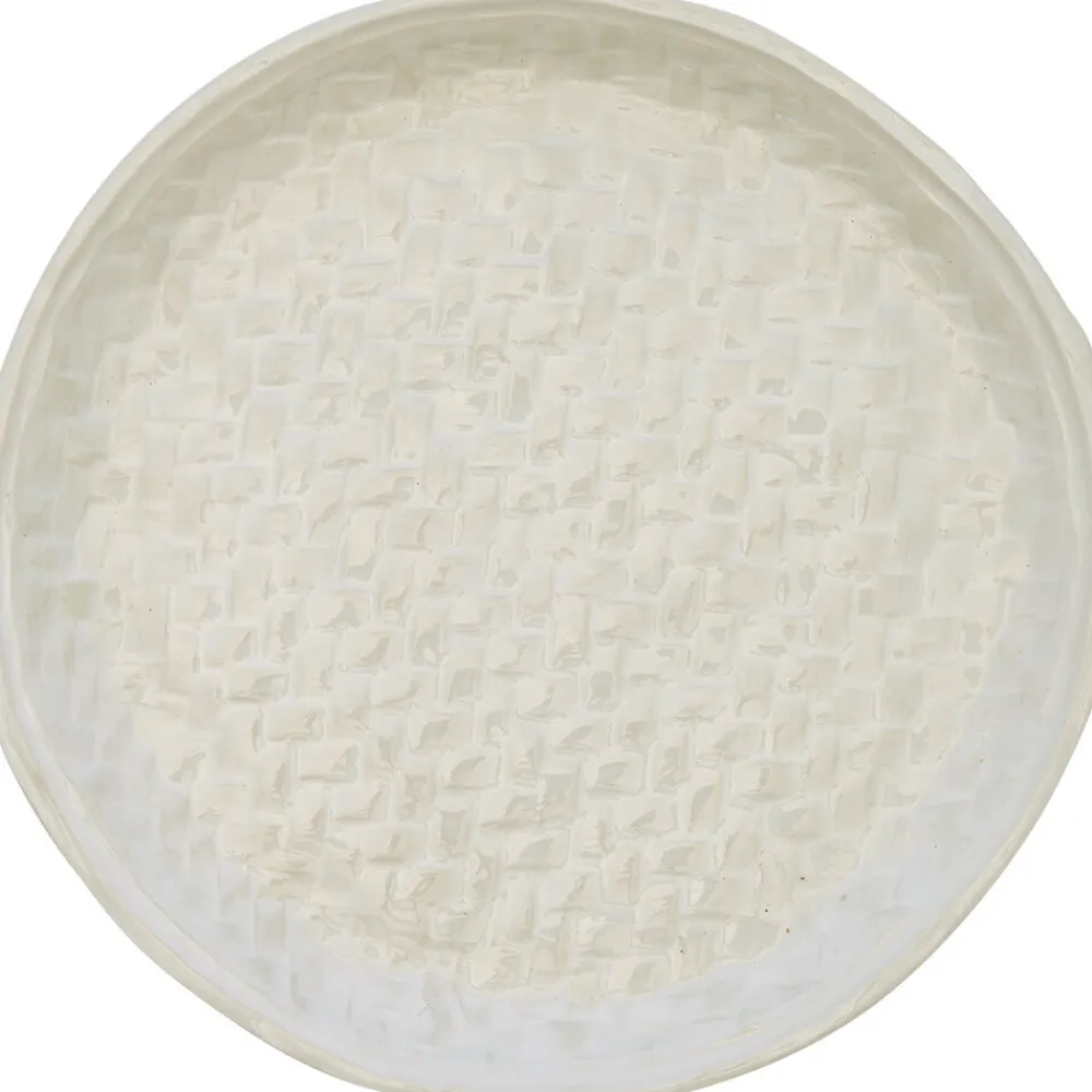 GreenGate Frühstücksteller Woven off white