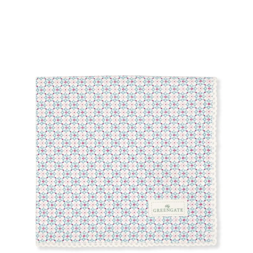 GreenGate Stoffserviette mit Spitze Gwen Mint