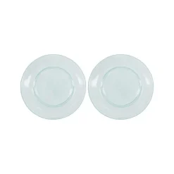 House Doctor Großer Teller aus Glas Rain 2er