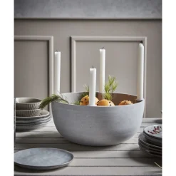 House Doctor Kerzenständer Marb, Schüsselform