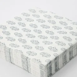 House Doctor Servietten Flower grau