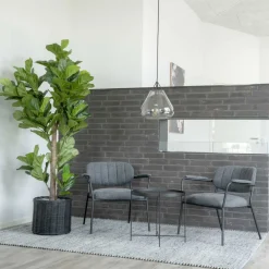 House Nordic Künstlicher Geigenblattbaum, Grünpflanze XXL