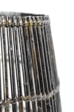 HSM Collection Pendelleuchte Rattan Black Wash