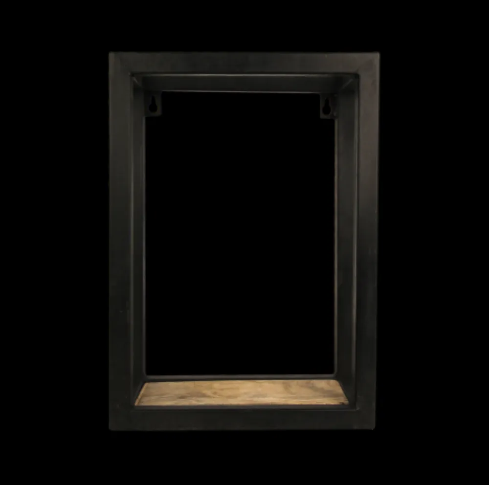 HSM Collection Wandregal Levels aus Mangoholz und Eisen