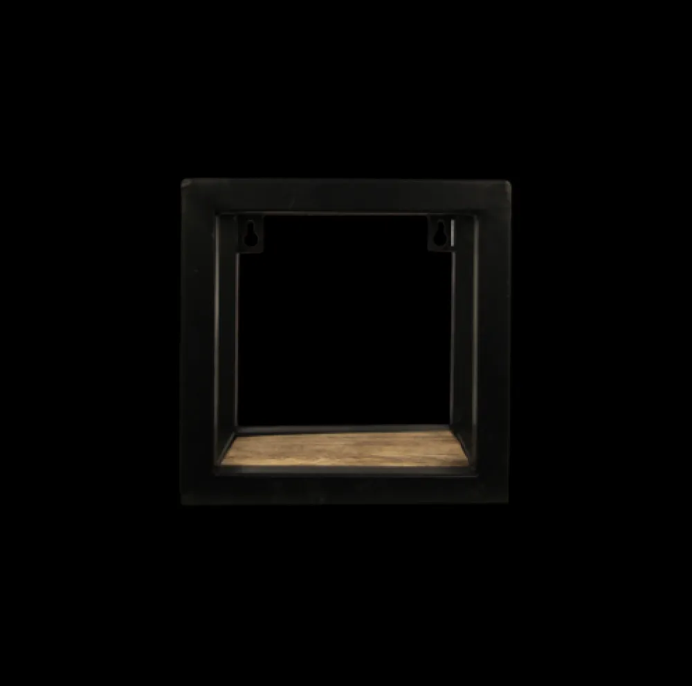 HSM Collection Wandregal Levels aus Mangoholz und Eisen