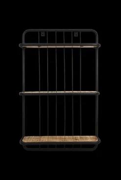 HSM Collection Wandregal Mangoholz/Eisen