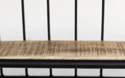 HSM Collection Wandregal Mangoholz/Eisen