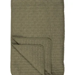 IB Laursen Baumwoll-Quilt mit Kreuzstichen