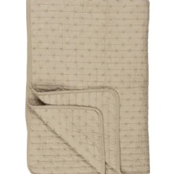 IB Laursen Baumwoll-Quilt mit Kreuzstichen