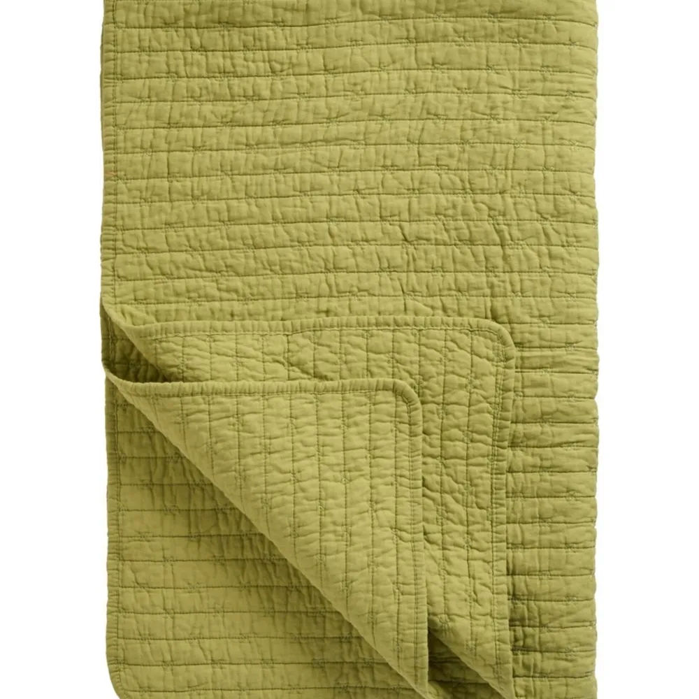 IB Laursen Baumwoll-Quilt mit Kreuzstichen