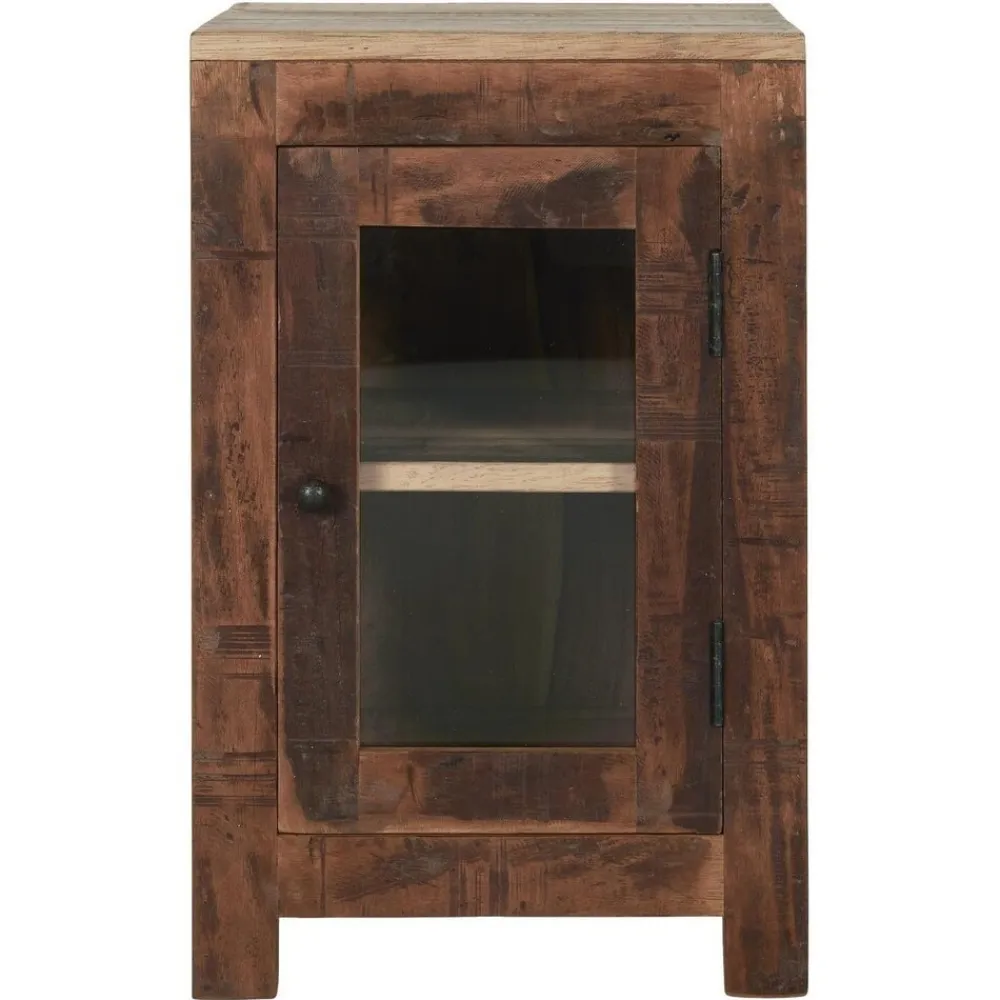 IB Laursen Beistelltisch, Schrank mit Glastür und Ablage UNIKA Shaker