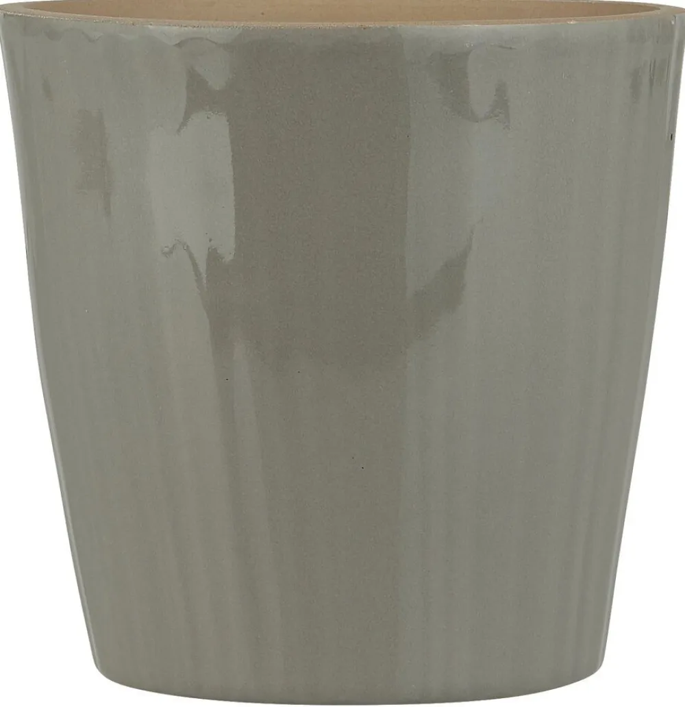 IB Laursen Übertopf konisch mit Rillen