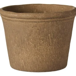 IB Laursen Blumentopf Athen mit gerillter Kante Zement