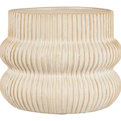 IB Laursen Blumentopf mit Rillen aus Keramik