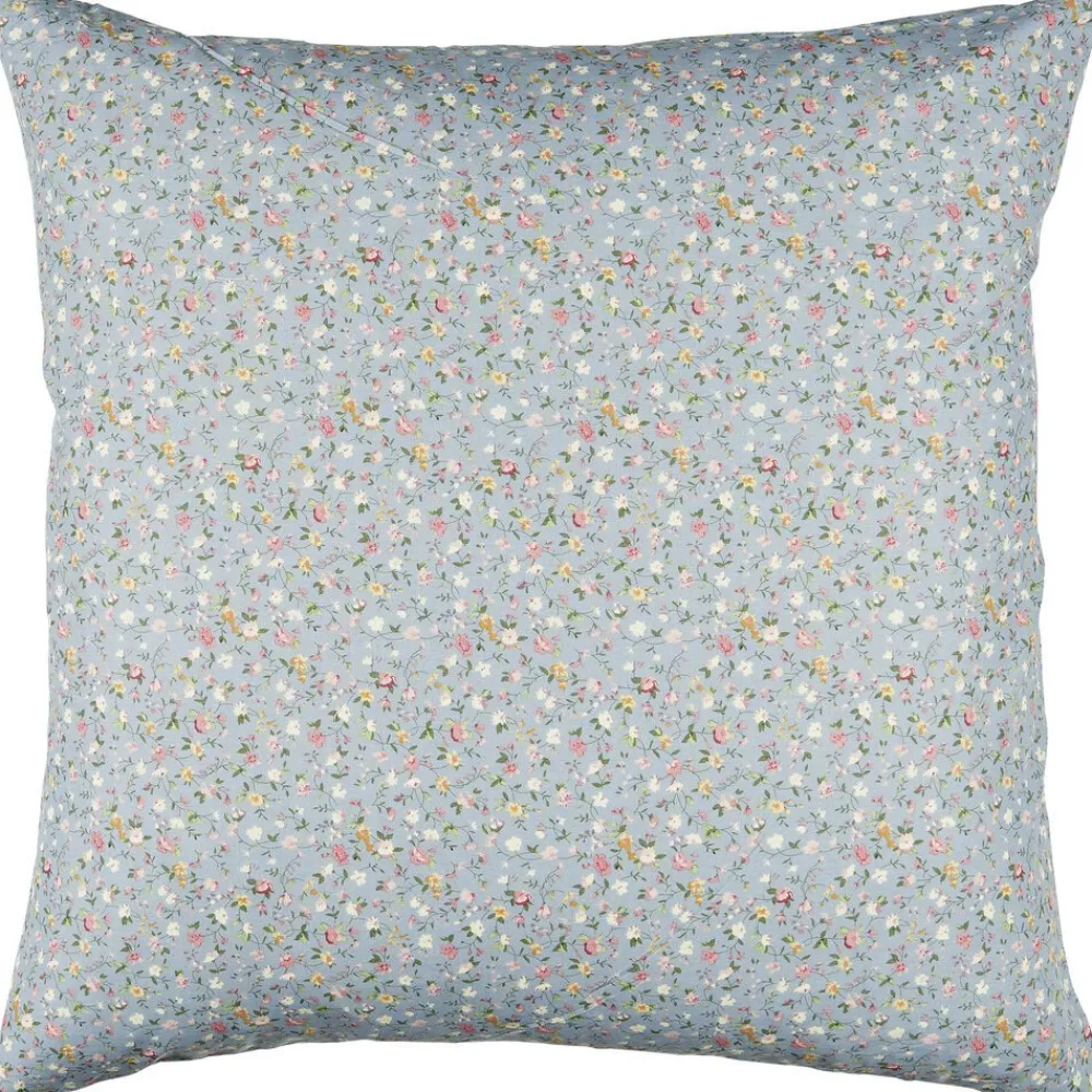 IB Laursen Blumiger Kissenbezug aus Baumwolle quadratisch