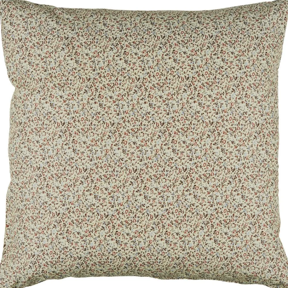 IB Laursen Blumiger Kissenbezug aus Baumwolle quadratisch