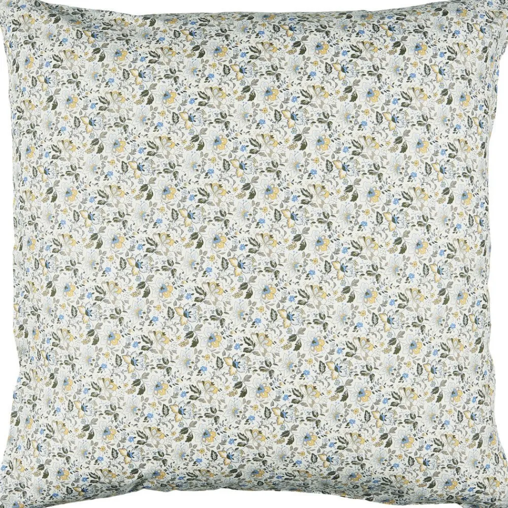IB Laursen Blumiger Kissenbezug aus Baumwolle quadratisch