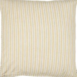 IB Laursen Boxkissenbezug August natur mit blauen und weissen Streifen