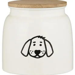 IB Laursen Dose für Hundefutter mit Holzdeckel